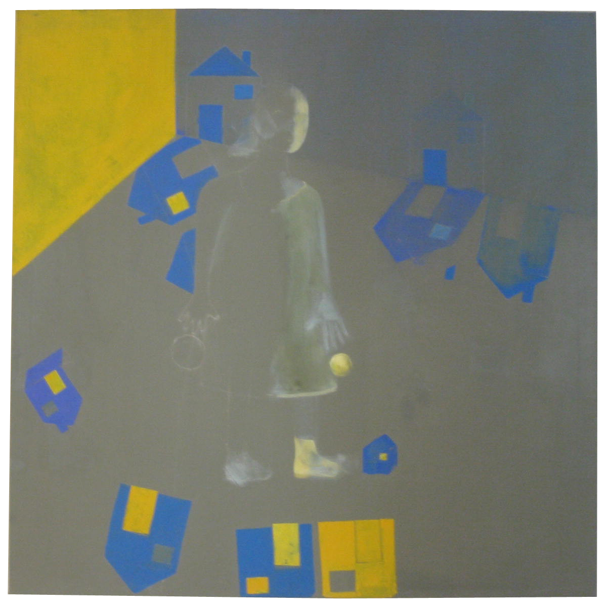ot, 120x120cm, oel auf leinwand, 1996